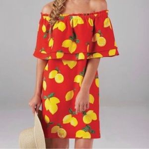 Mud Pie lemon dress.